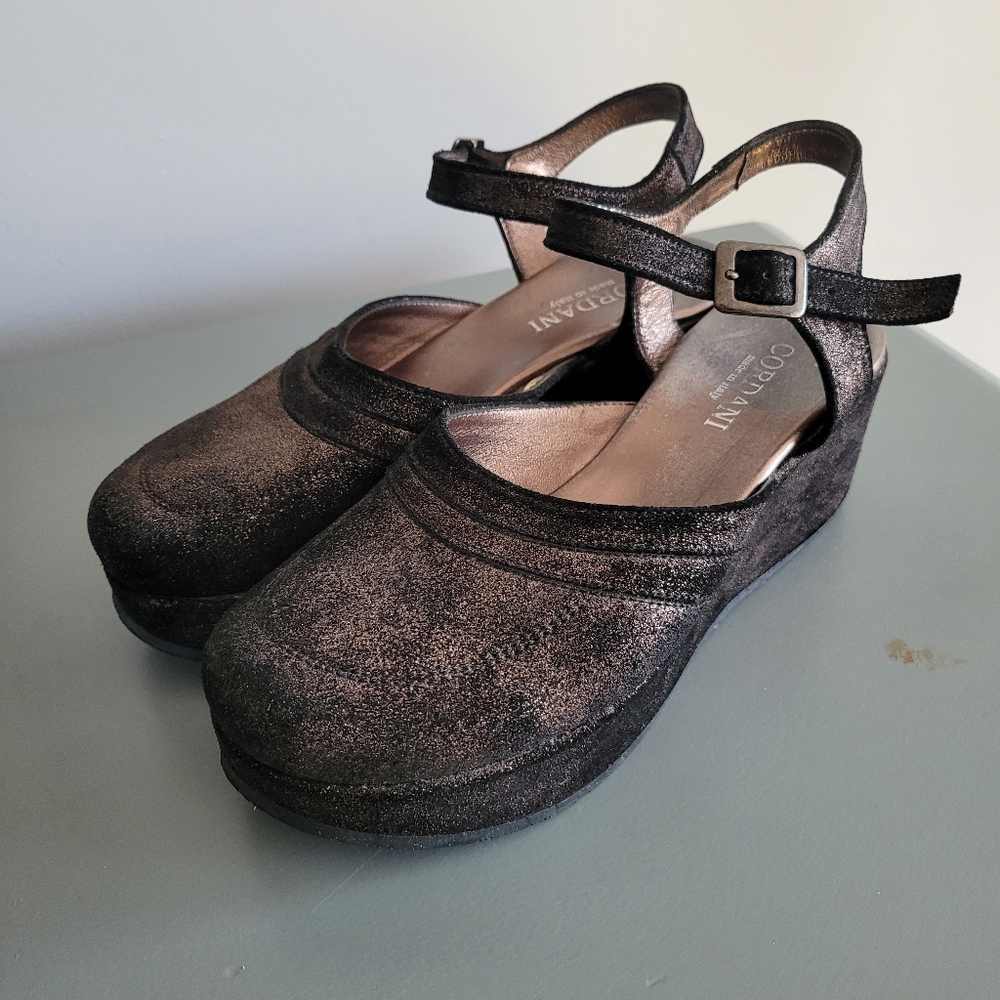 Cordani Suede Platform Wedges Size 38